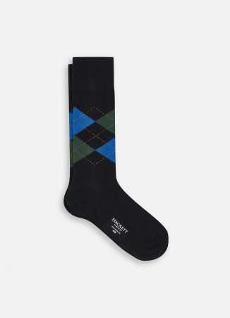 Herren Argyle Socken Black | Hackett London Socken & Unterwäsche