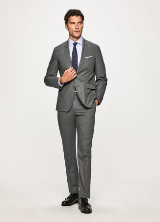 Herren Reiseanzug Middle Grey | Hackett London Elegante Kleidung
