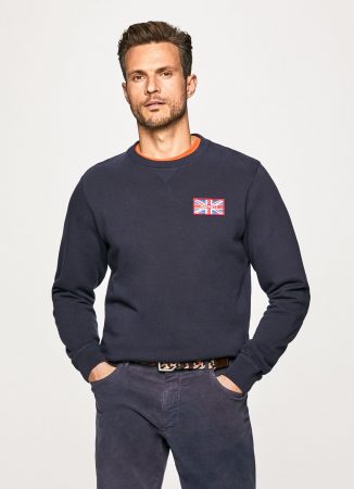 Herren Union Jack Sweatshirt Navy | Hackett London T-Shirts & Sweatshirts