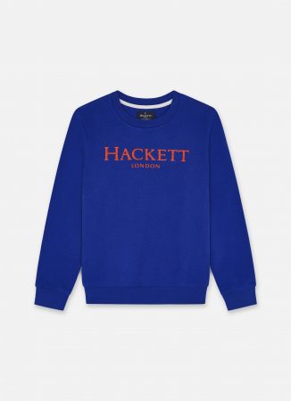 Jungen Logo Druck Sweatshirt Cobalt | Hackett London T-Shirts & Sweatshirts